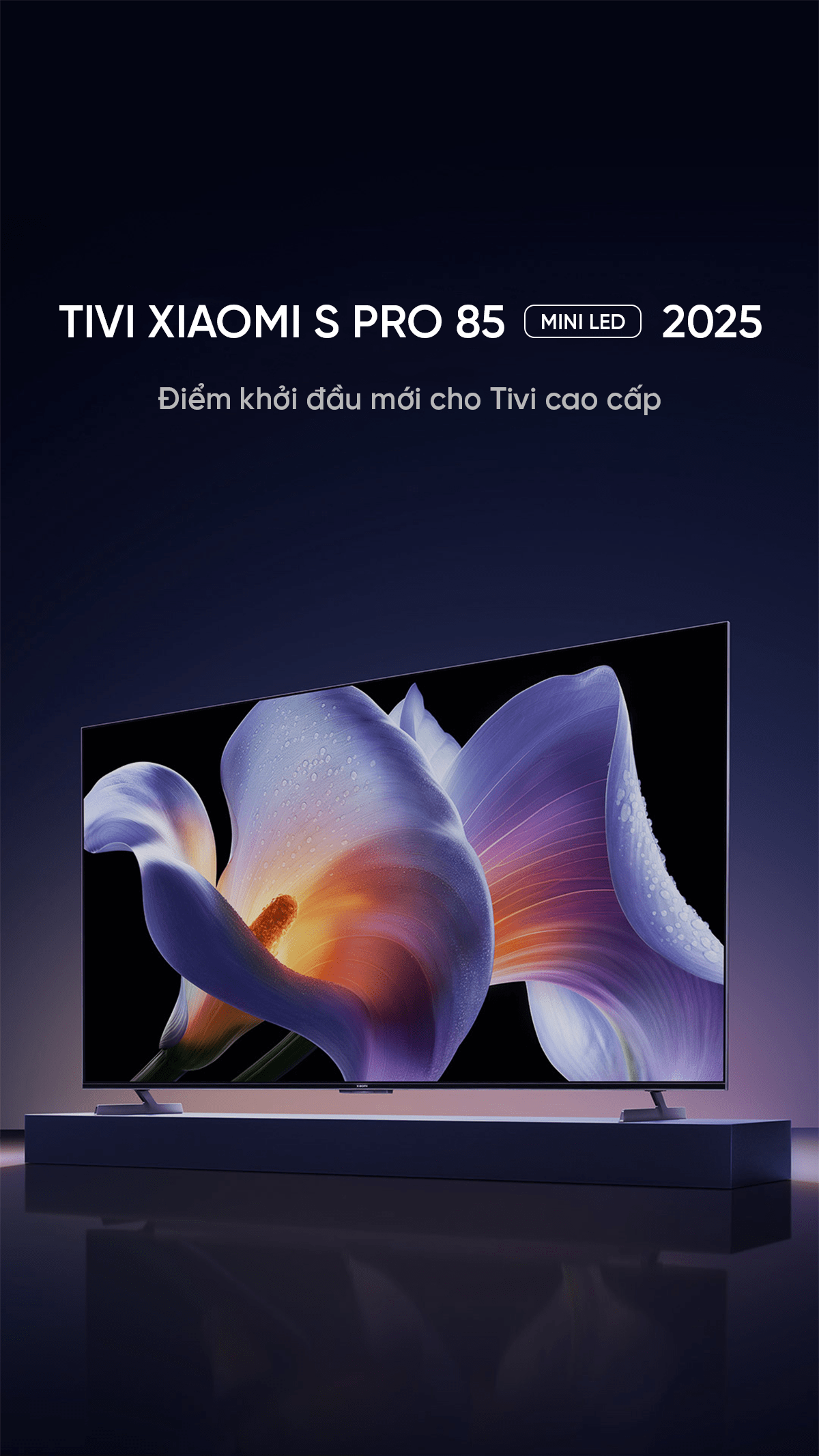 Tivi Xiaomi S Pro 85 Mini LED 85 Inch 2025 288Hz Ram 4/64GB