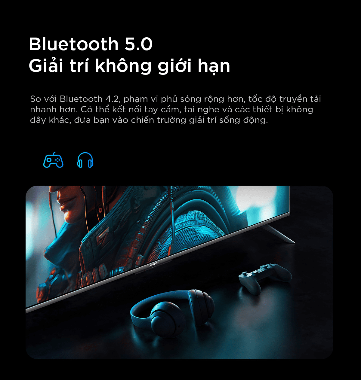 Tivi Xiaomi A65 65 Inch UHD 4K 120Hz Ram 2GB Rom 32GB