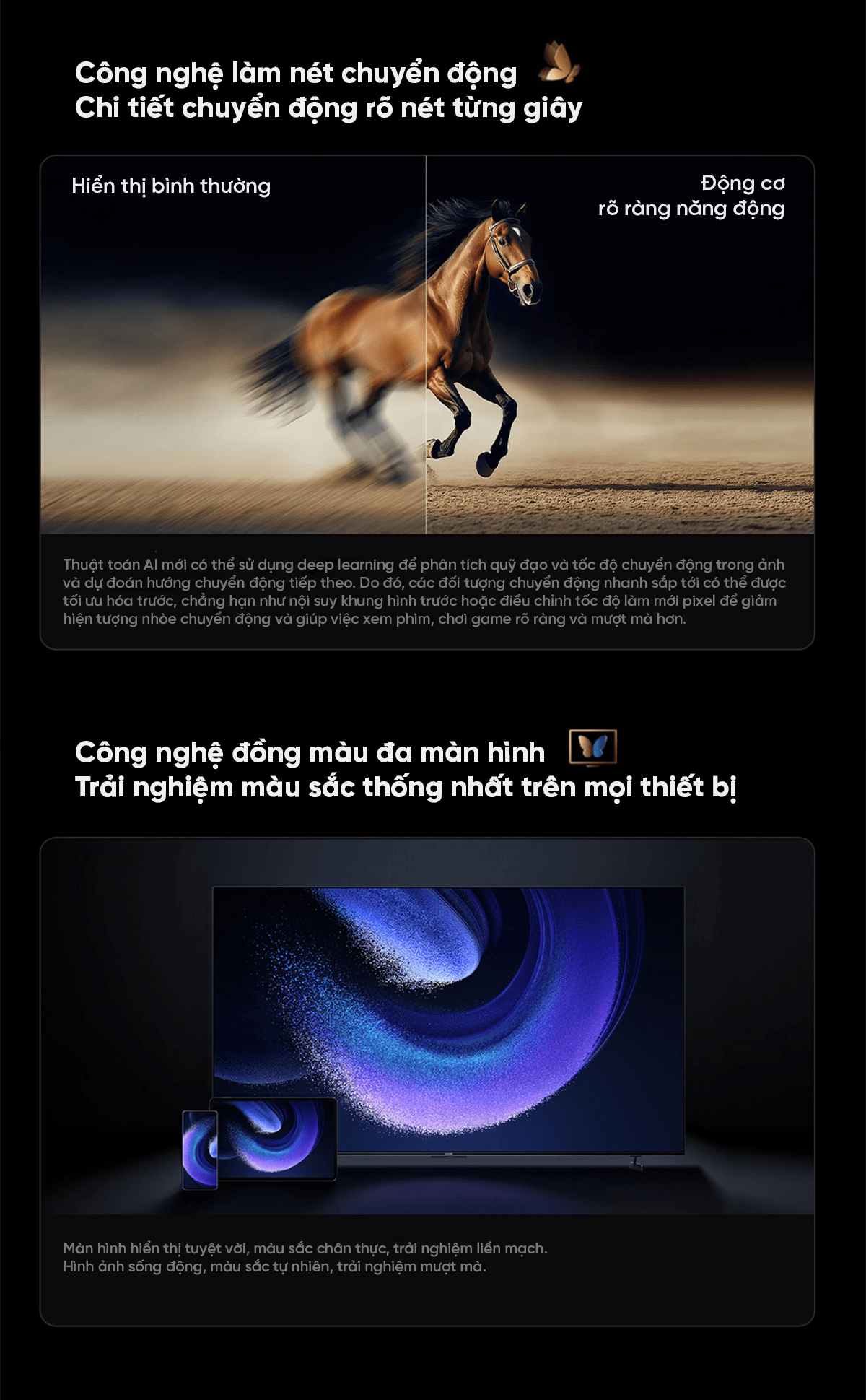 Tivi Xiaomi S Pro 85 Mini LED 85 Inch 2025 288Hz Ram 4/64GB