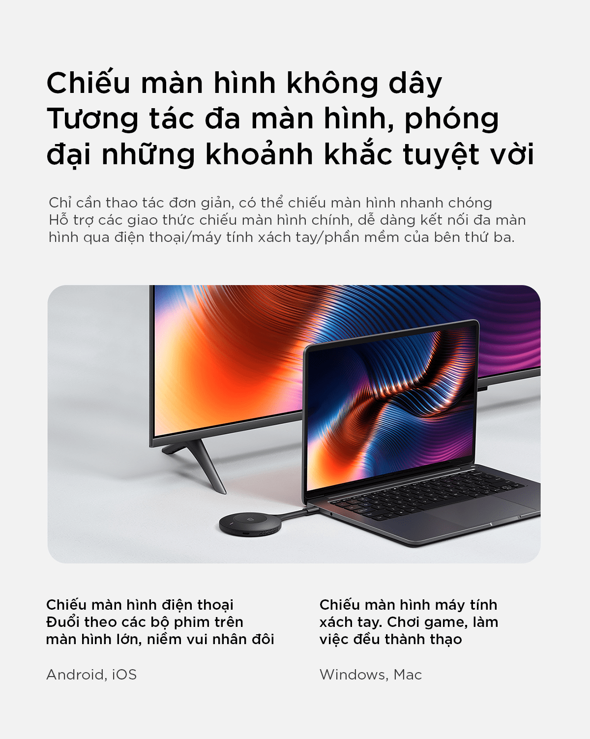 Tivi Xiaomi A65 65 Inch UHD 4K 120Hz Ram 2GB Rom 32GB