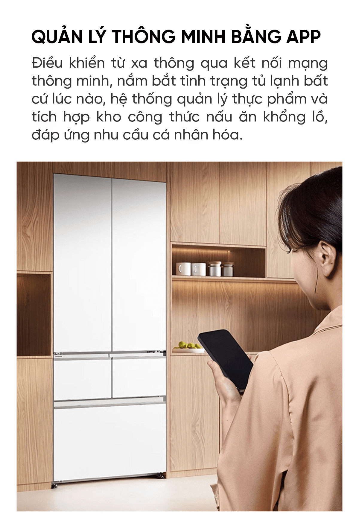 Tủ lạnh Panasonic kiểu Pháp nhiều cửa 515L kháng khuẩn bằng ion bạc