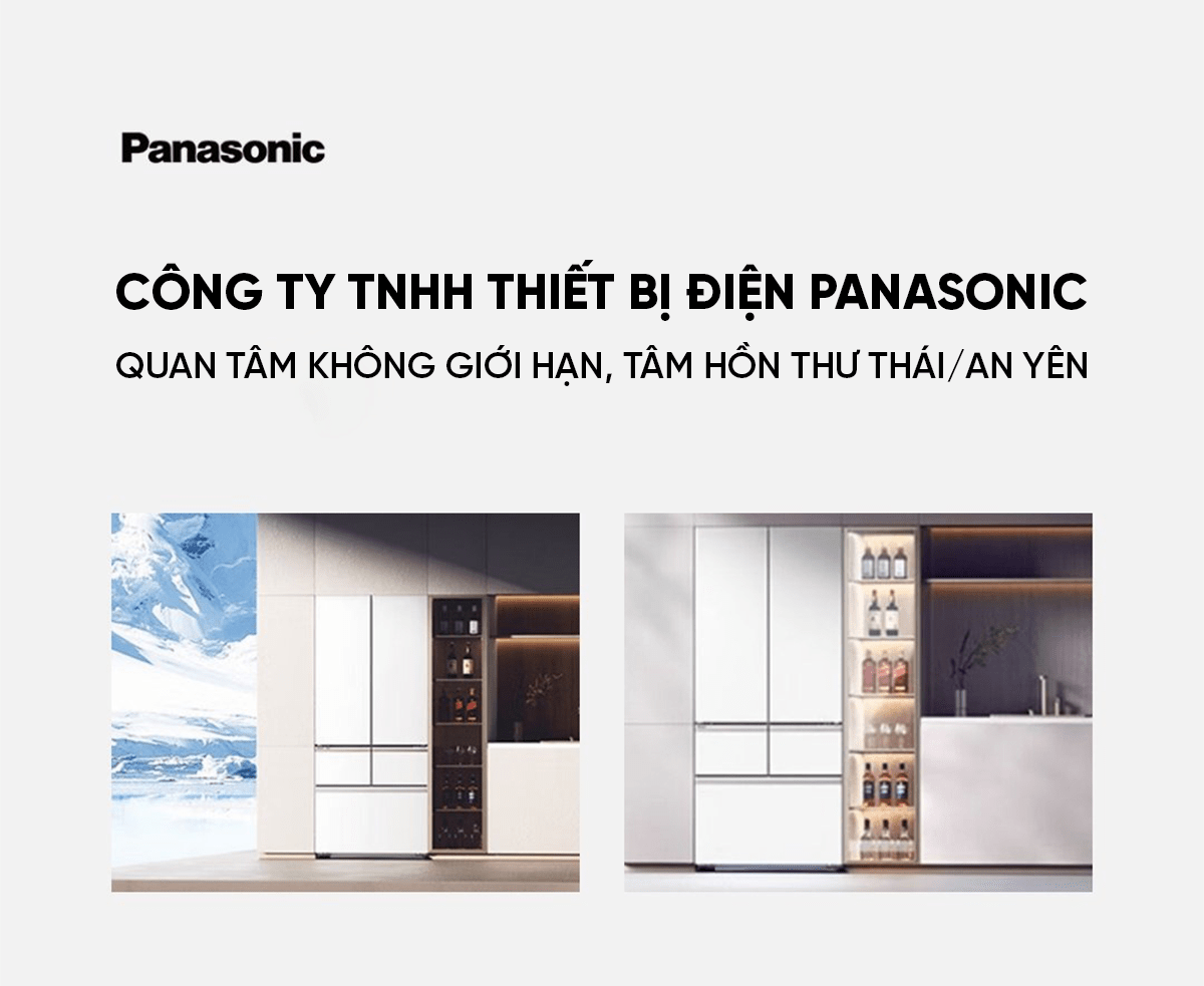 Tủ lạnh Panasonic kiểu Pháp nhiều cửa 515L kháng khuẩn bằng ion bạc