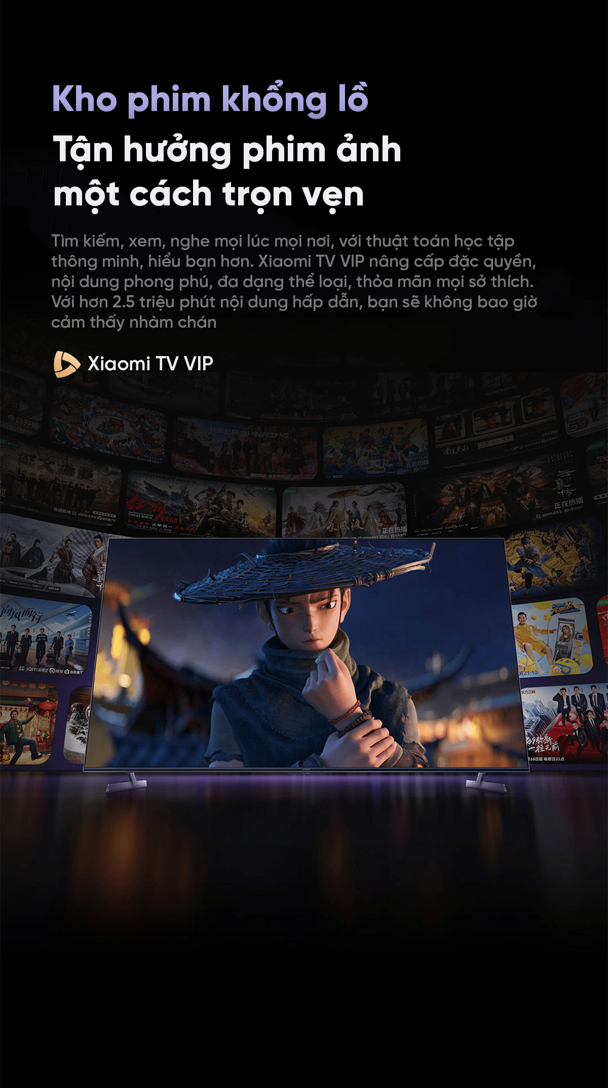 Tivi Xiaomi S Pro 85 Mini LED 85 Inch 2025 288Hz Ram 4/64GB