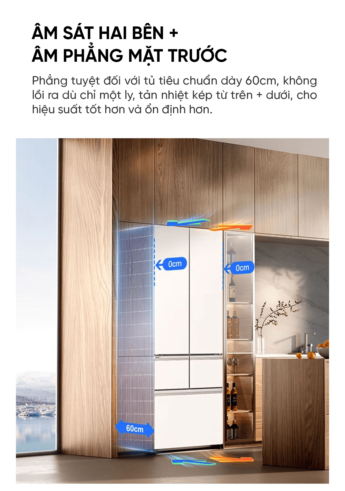 Tủ lạnh Panasonic kiểu Pháp nhiều cửa 515L kháng khuẩn bằng ion bạc