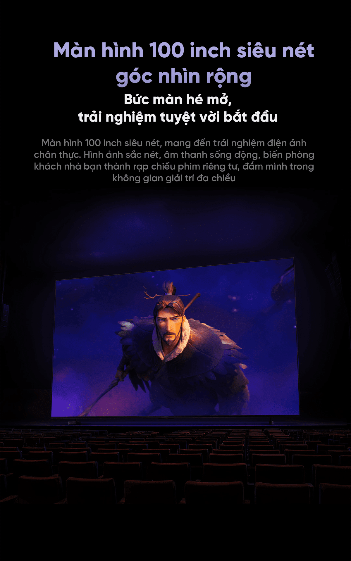 Tivi Xiaomi S Pro 100 Mini LED 100 Inch 2025 288Hz Ram 4/64GB