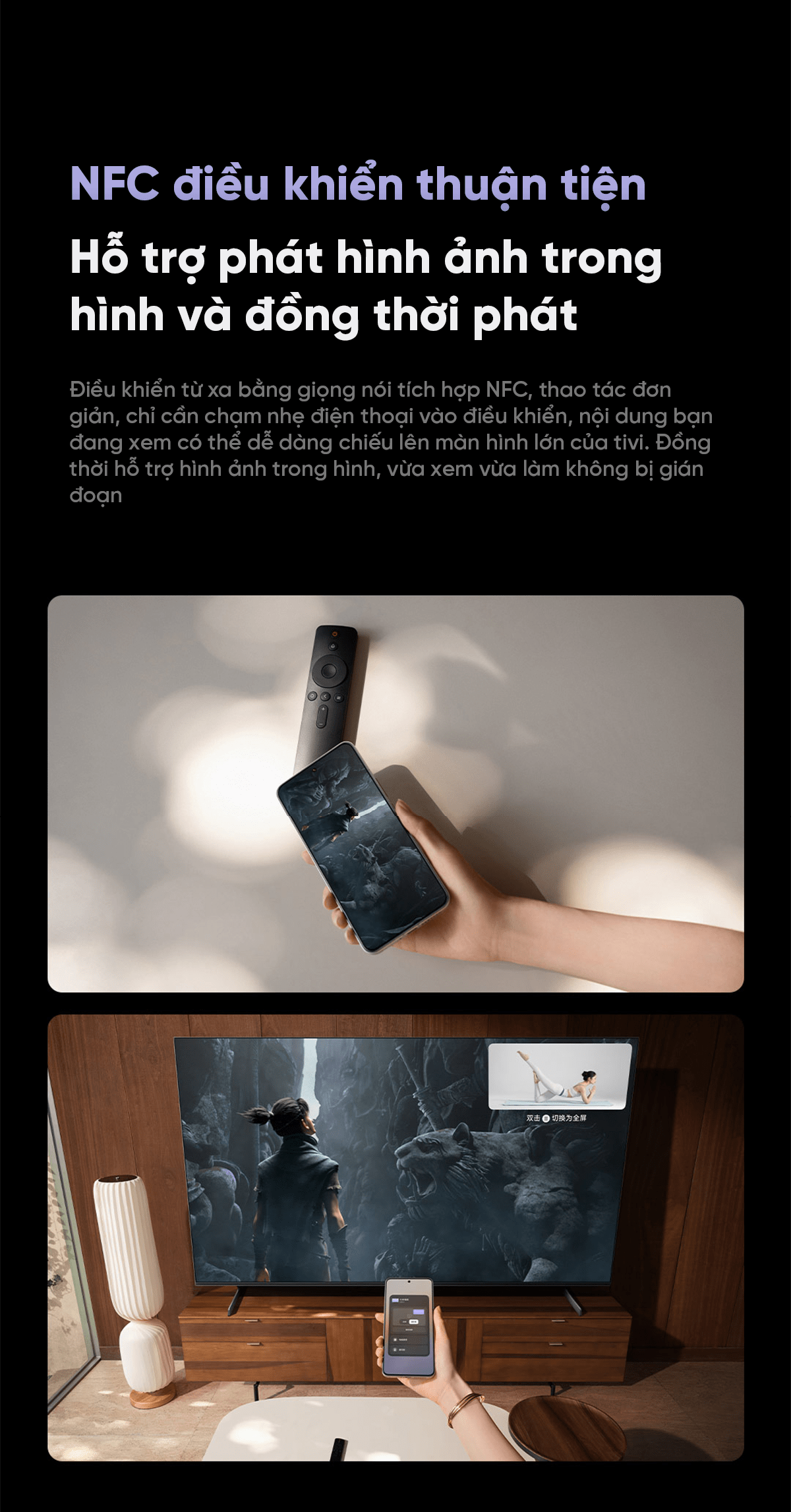 Tivi Xiaomi S Pro 100 Mini LED 100 Inch 2025 288Hz Ram 4/64GB