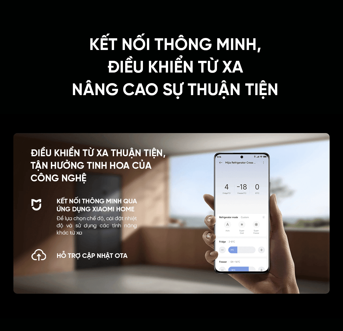 Tủ lạnh Xiaomi Mijia Cross Door 510L – Bản Quốc Tế, Bảo hành hãng