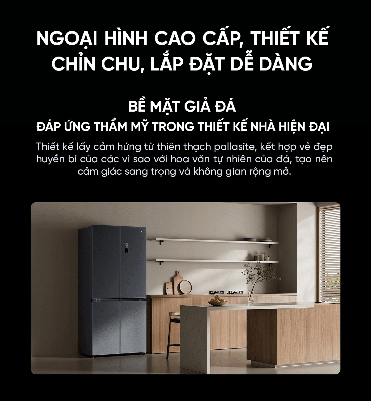 Tủ lạnh Xiaomi Mijia Cross Door 510L – Bản Quốc Tế, Bảo hành hãng
