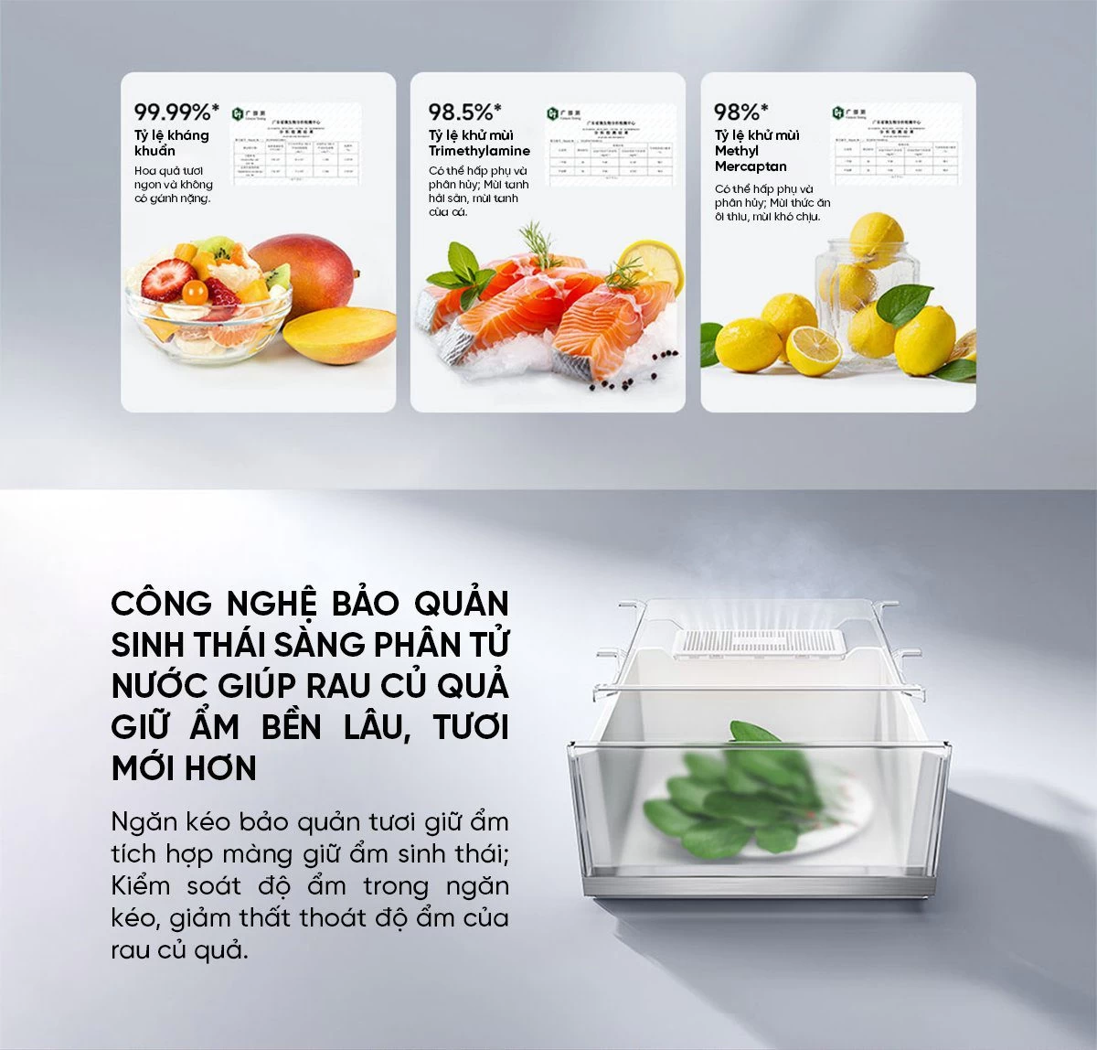 Tủ lạnh Xiaomi Mijia 508L kiểu Pháp Màu Trắng Model 2025