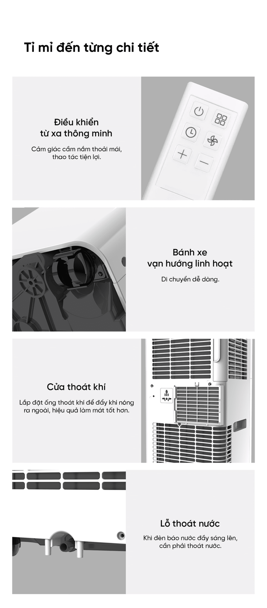 Điều hòa di động thông minh Xiaomi NWT Pro WAP31A15EW