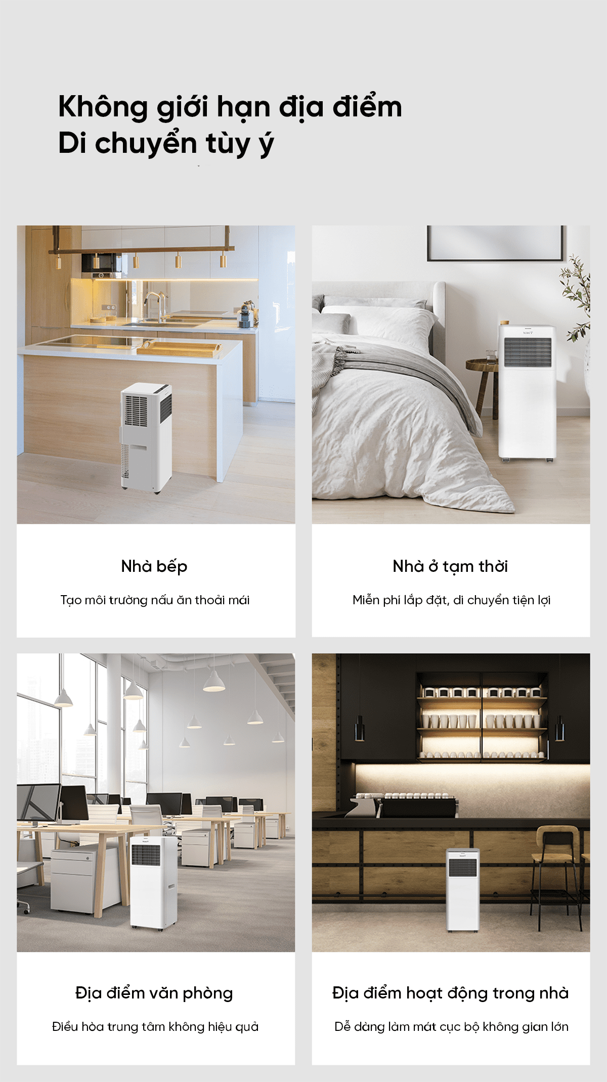 Điều hòa di động thông minh Xiaomi NWT Pro WAP31A15EW