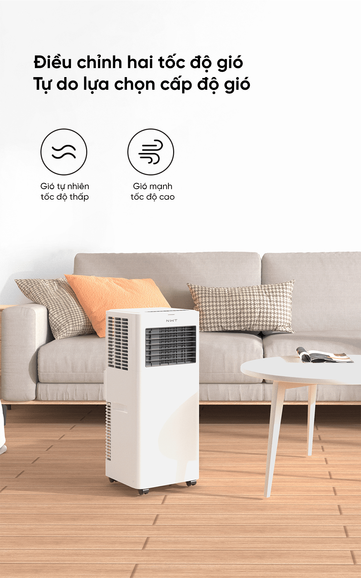 Điều hòa di động thông minh Xiaomi NWT Pro WAP31A15EW