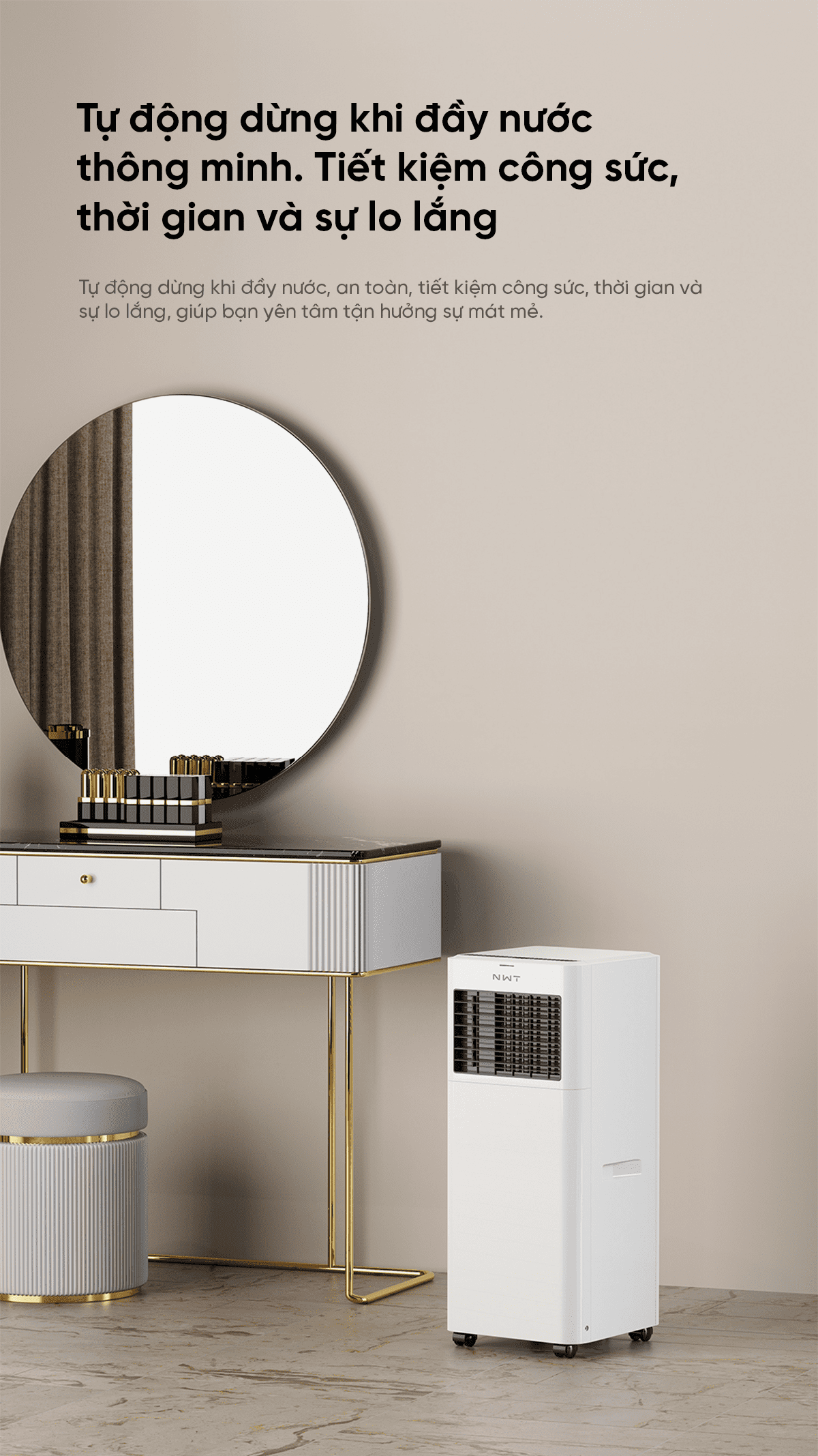 Điều hòa di động thông minh Xiaomi NWT Pro WAP31A15EW