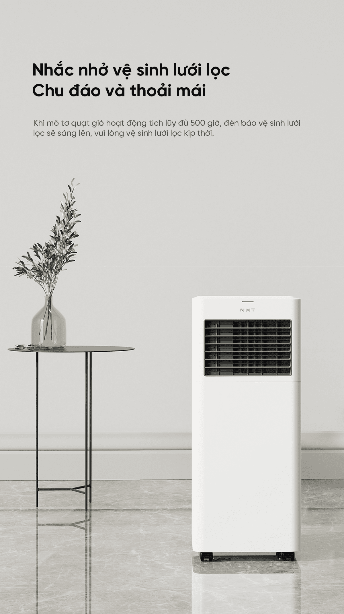 Điều hòa di động thông minh Xiaomi NWT Pro WAP31A15EW