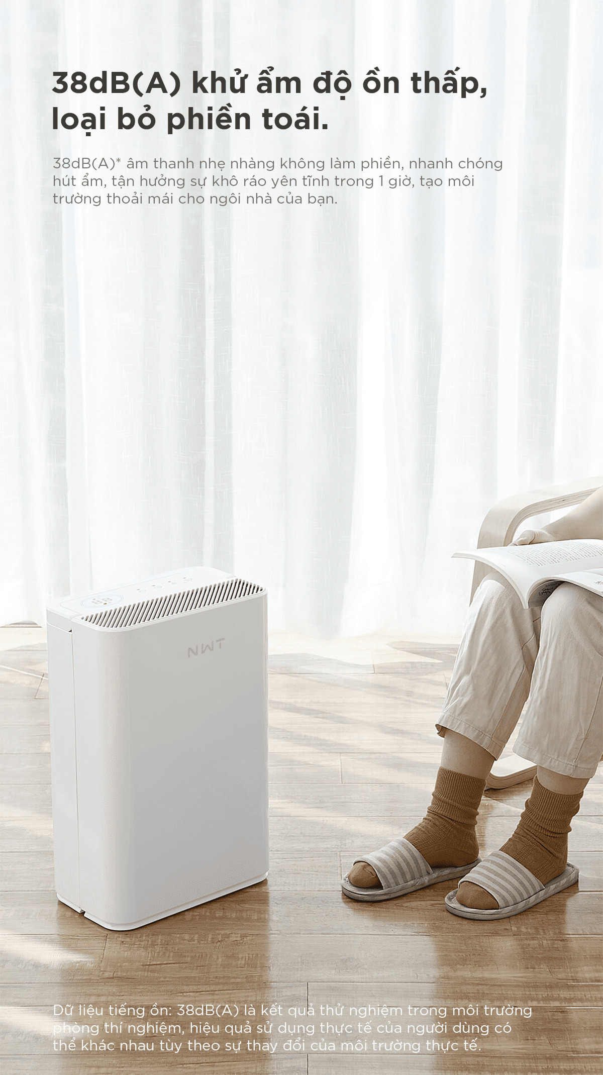 Máy Hút Ẩm Xiaomi NWT 12L Thông Minh