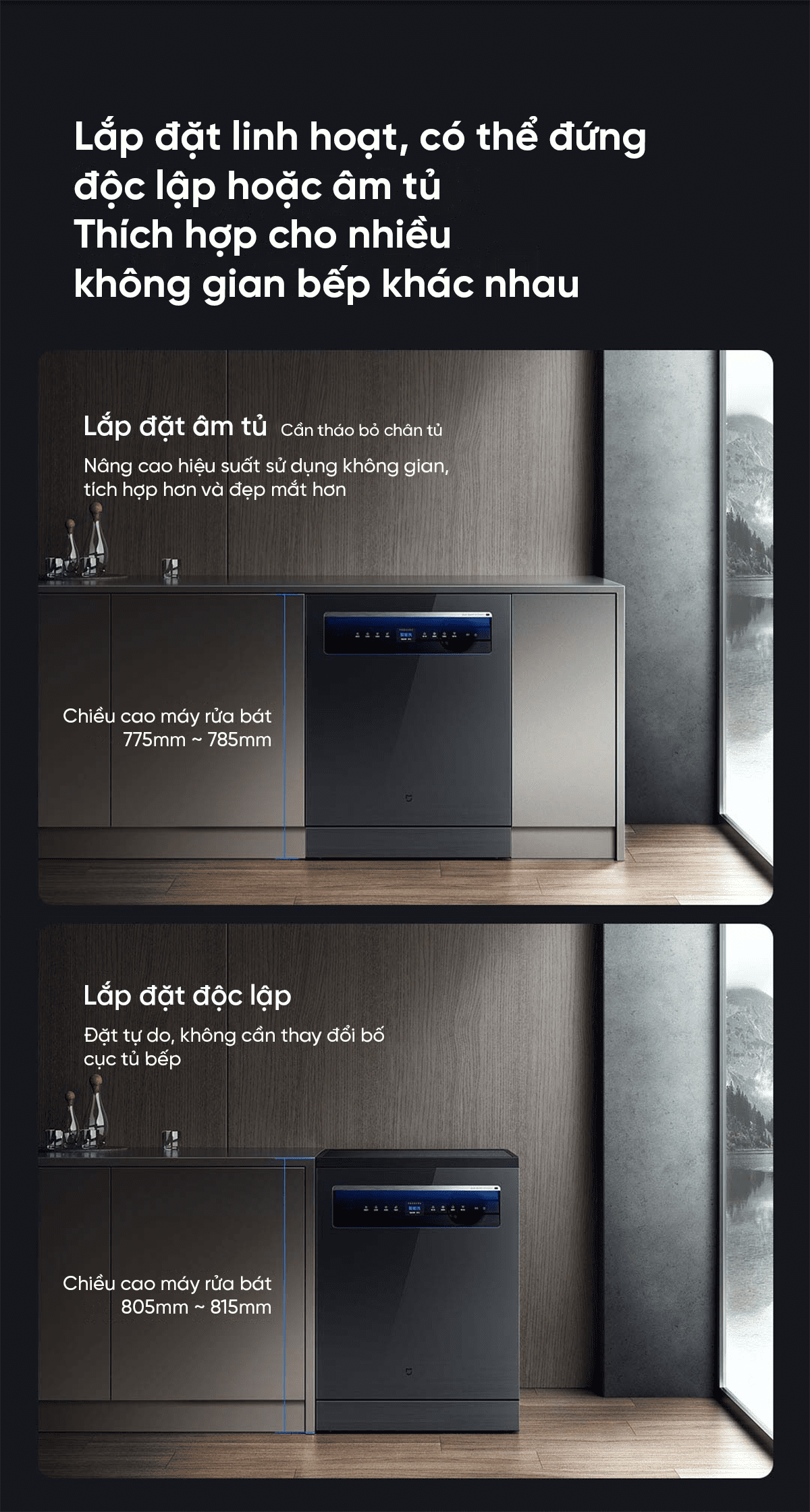 Máy rửa bát Xiaomi Mijia P1 16 bộ