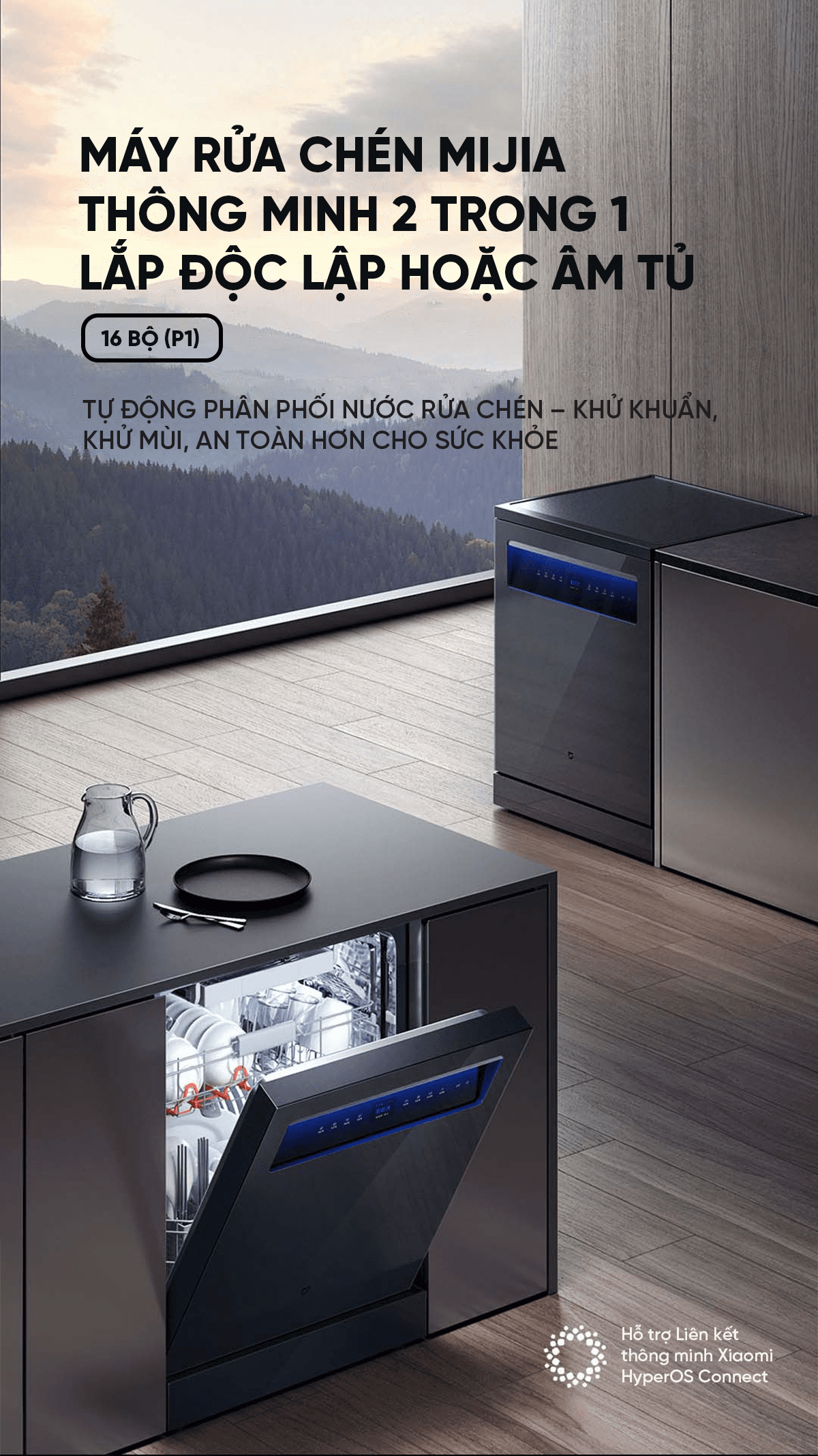 Máy rửa bát Xiaomi Mijia P1 16 bộ