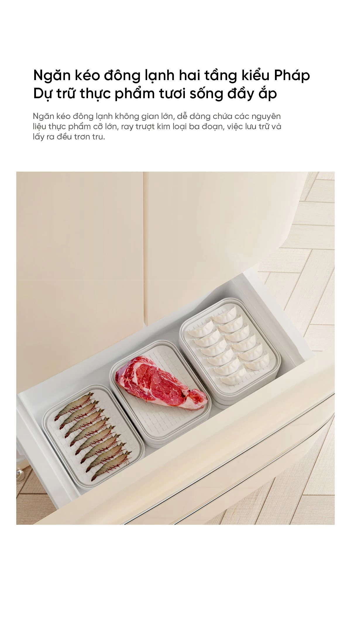 Tủ lạnh MiniJ Retro 508L Plus