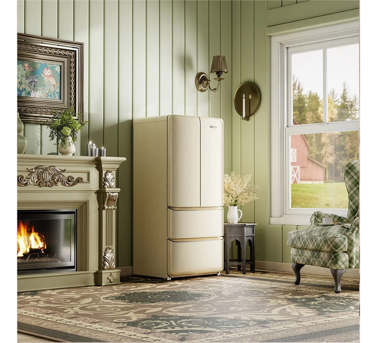 Tủ lạnh MiniJ Retro 508L Plus