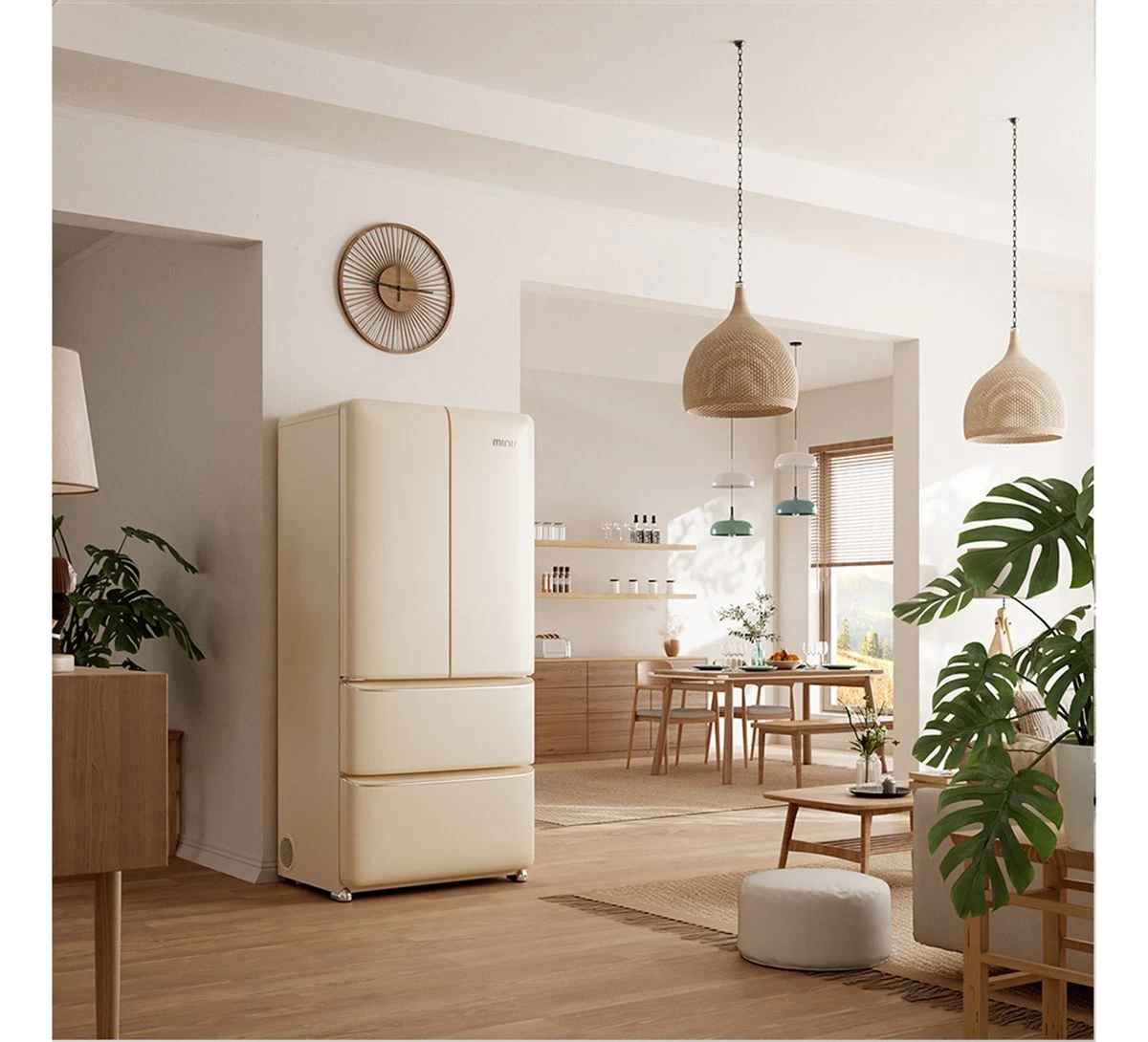 Tủ lạnh MiniJ Retro 508L Plus