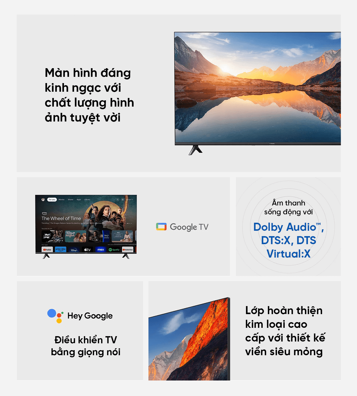 Tivi Xiaomi A 43 Inch – 2025 Bản Quốc Tế – FHD/60Hz – 1.5GB/8GB