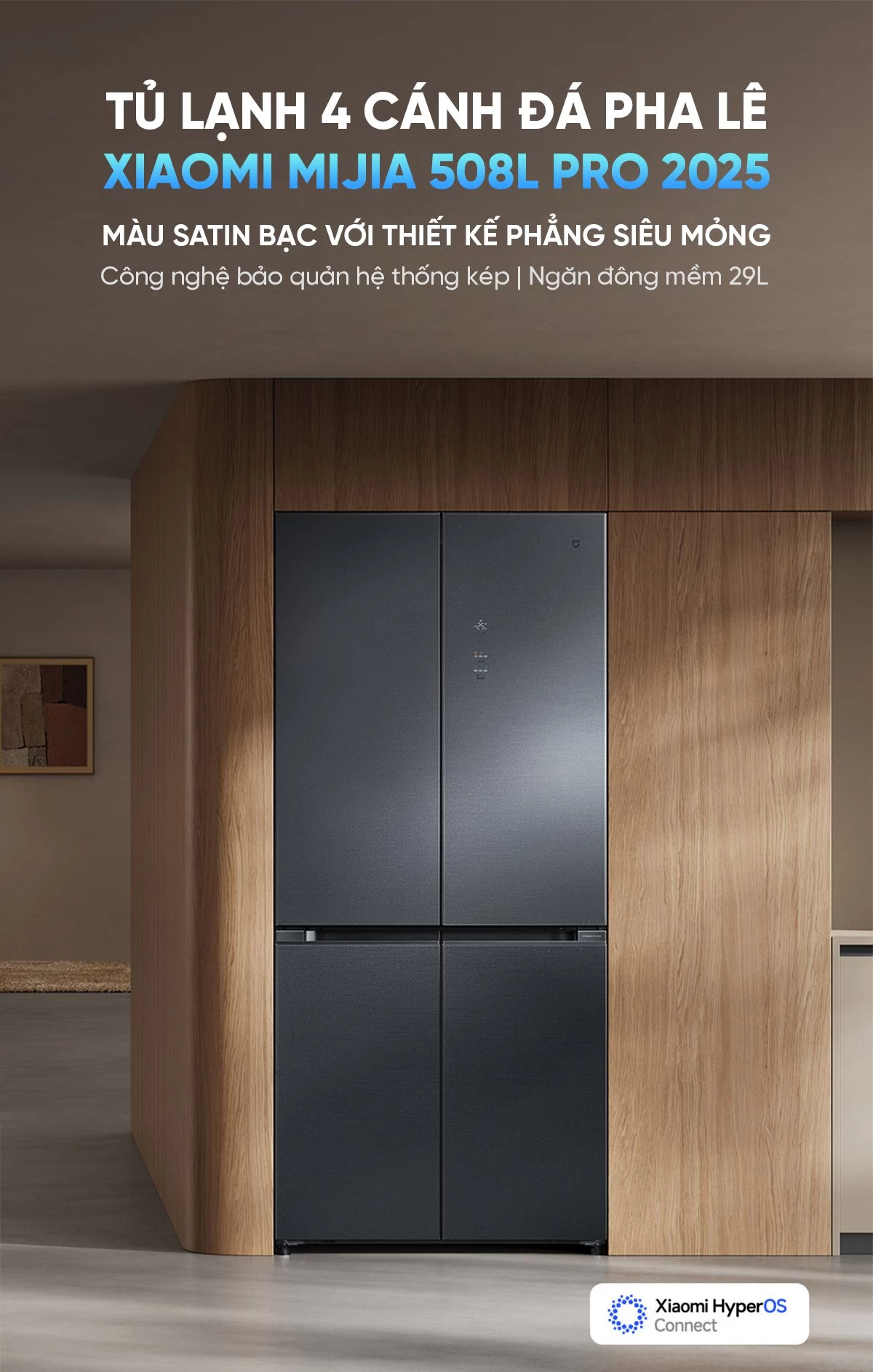 Tủ lạnh Xiaomi Mijia 508L Pro 2025