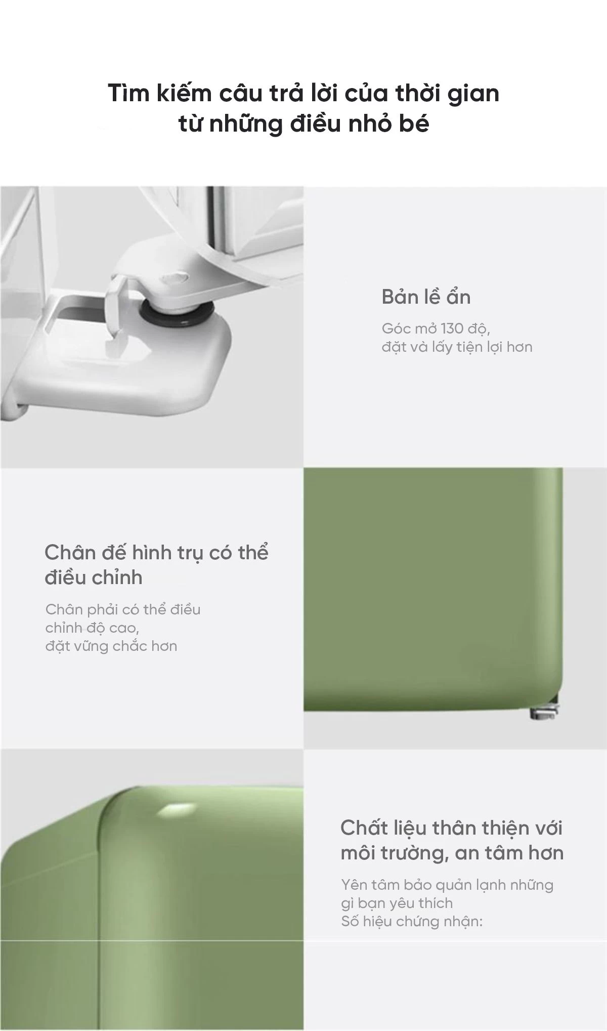 Tủ lạnh Mini MiniJ Retro 121L nhỏ gọn thiết kế hiện đại