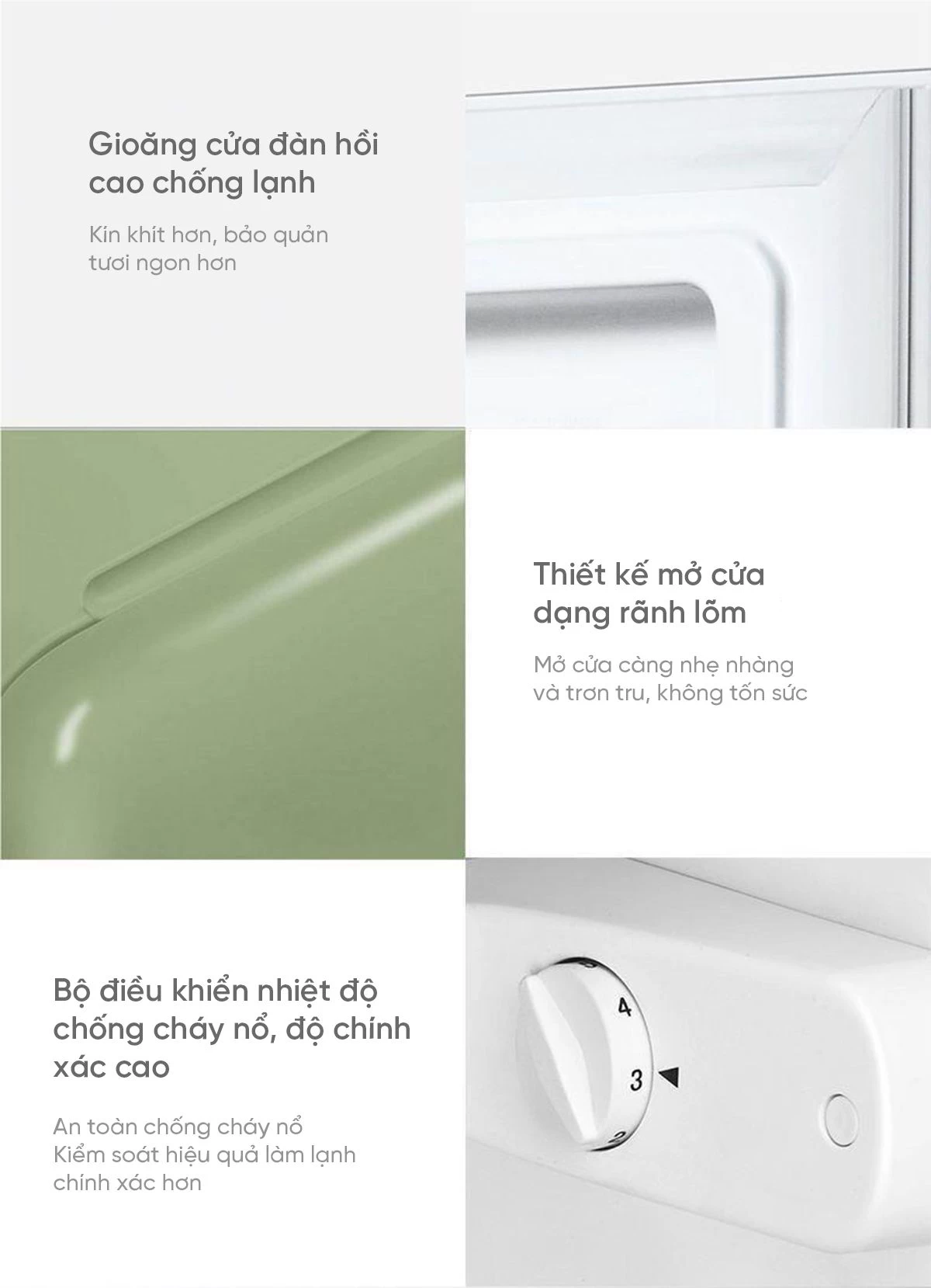 Tủ lạnh Mini MiniJ Retro 121L nhỏ gọn thiết kế hiện đại