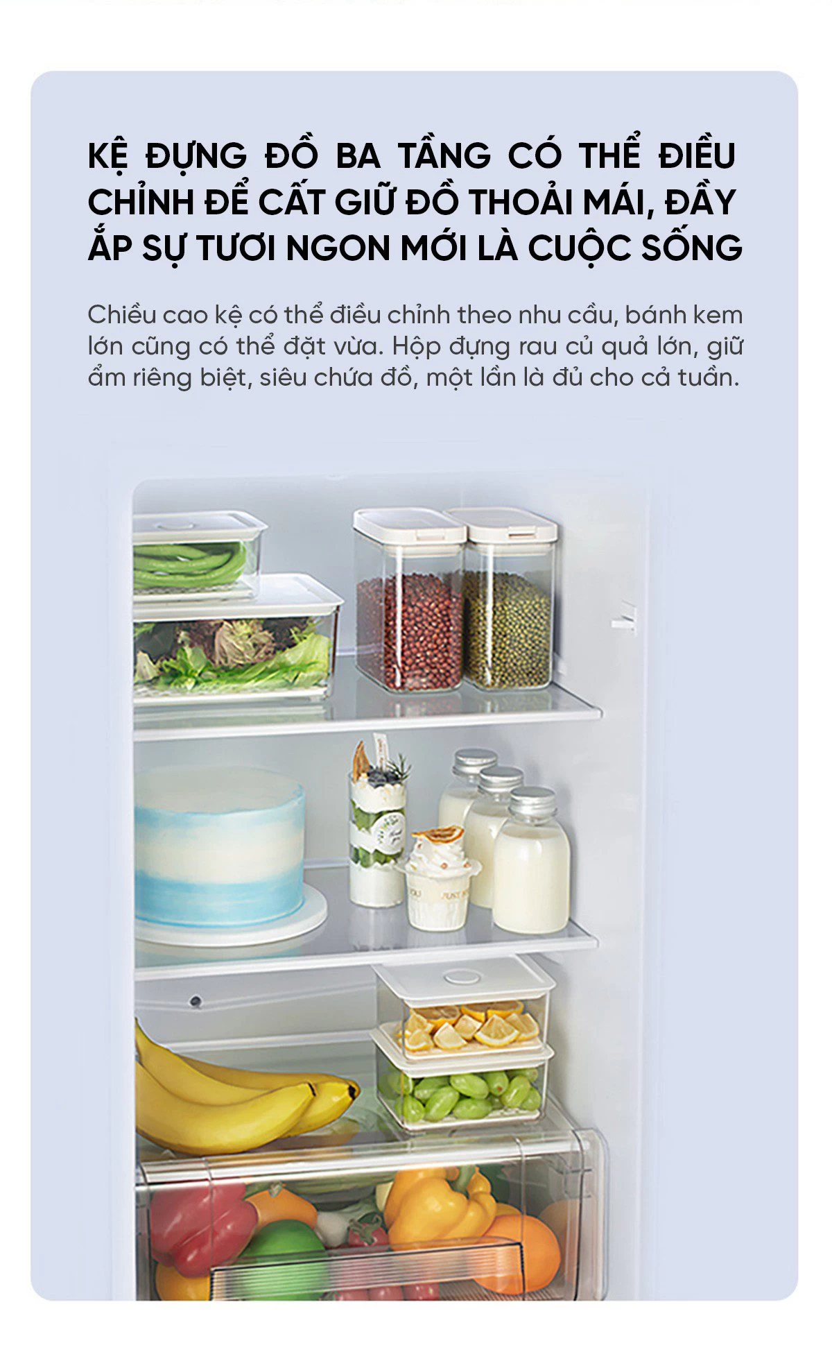 Tủ lạnh Xiaomi Mijia 175L tiết kiệm điện hiệu quả