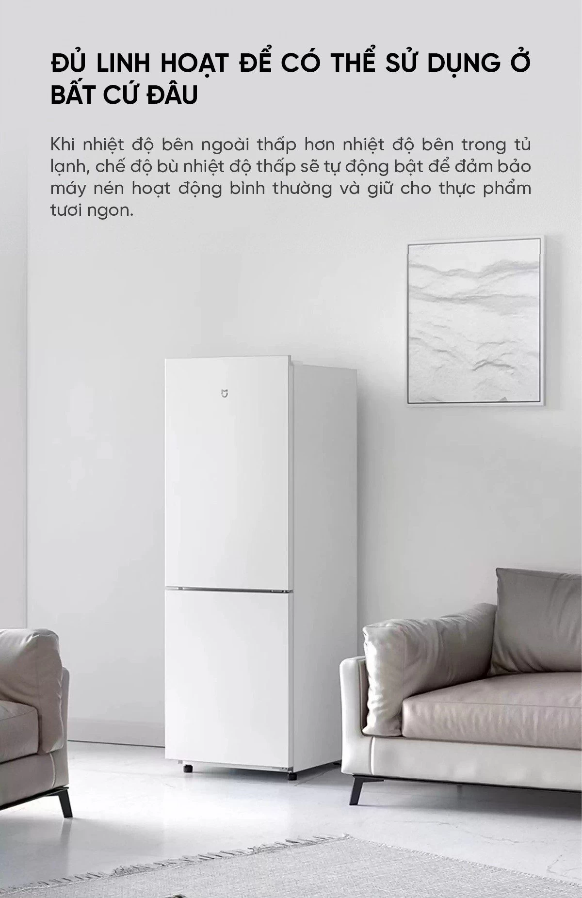 Tủ lạnh Xiaomi Mijia 175L tiết kiệm điện hiệu quả