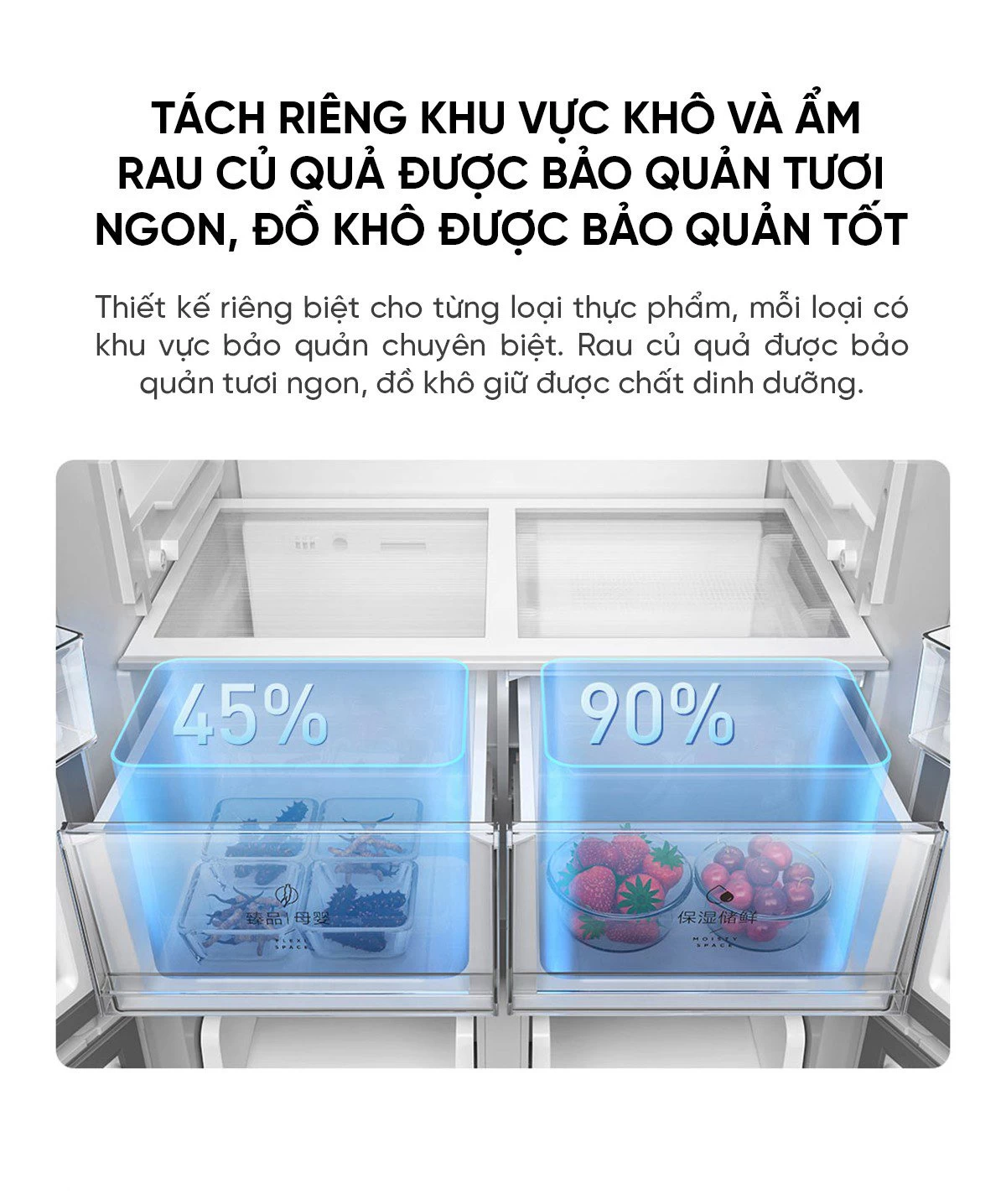 Tủ lạnh Xiaomi Mijia 439L, 4 cửa, thiết kế mỏng, tiết kiệm điện