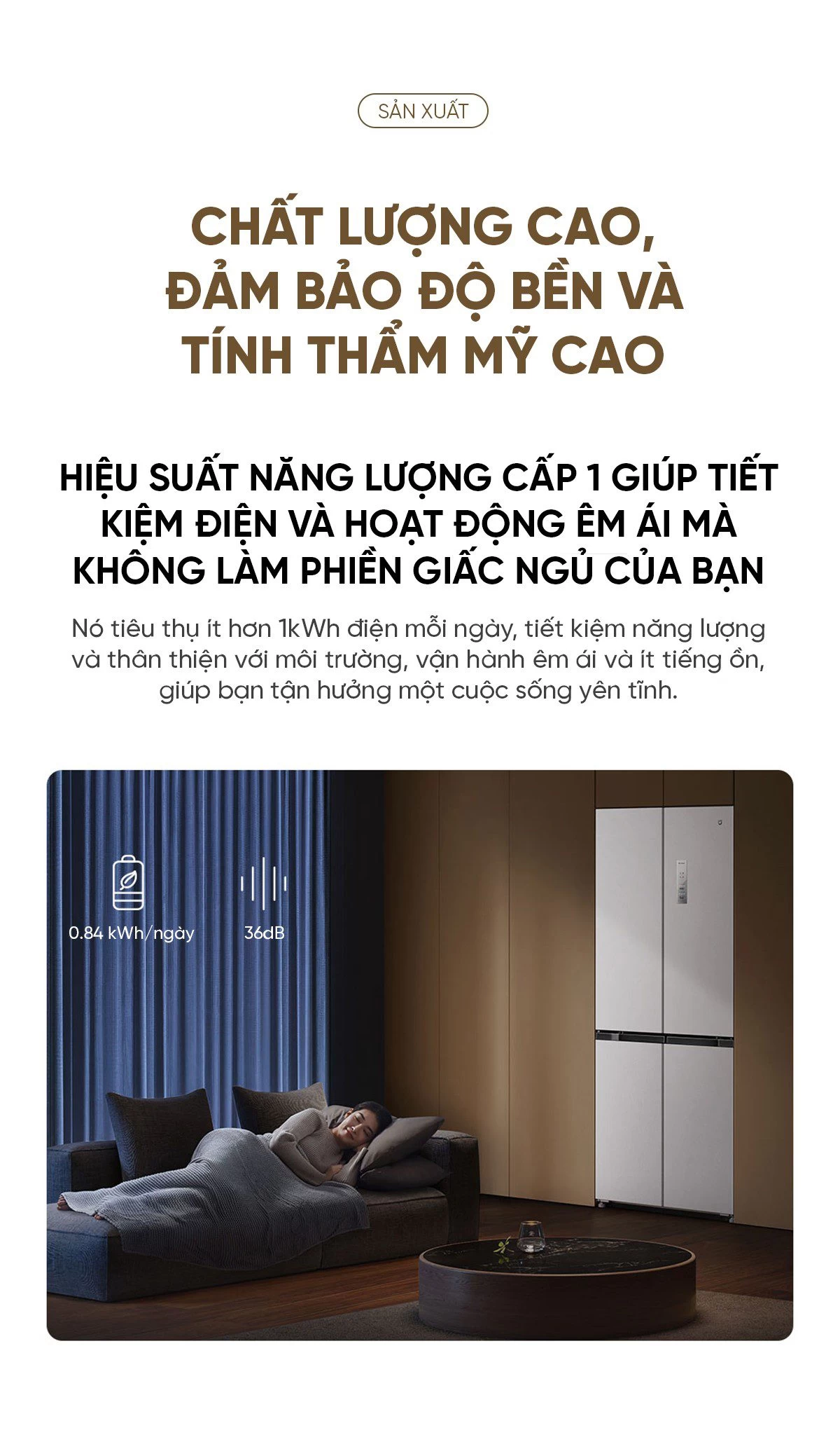 Tủ lạnh Xiaomi Mijia 439L, 4 cửa, thiết kế mỏng, tiết kiệm điện