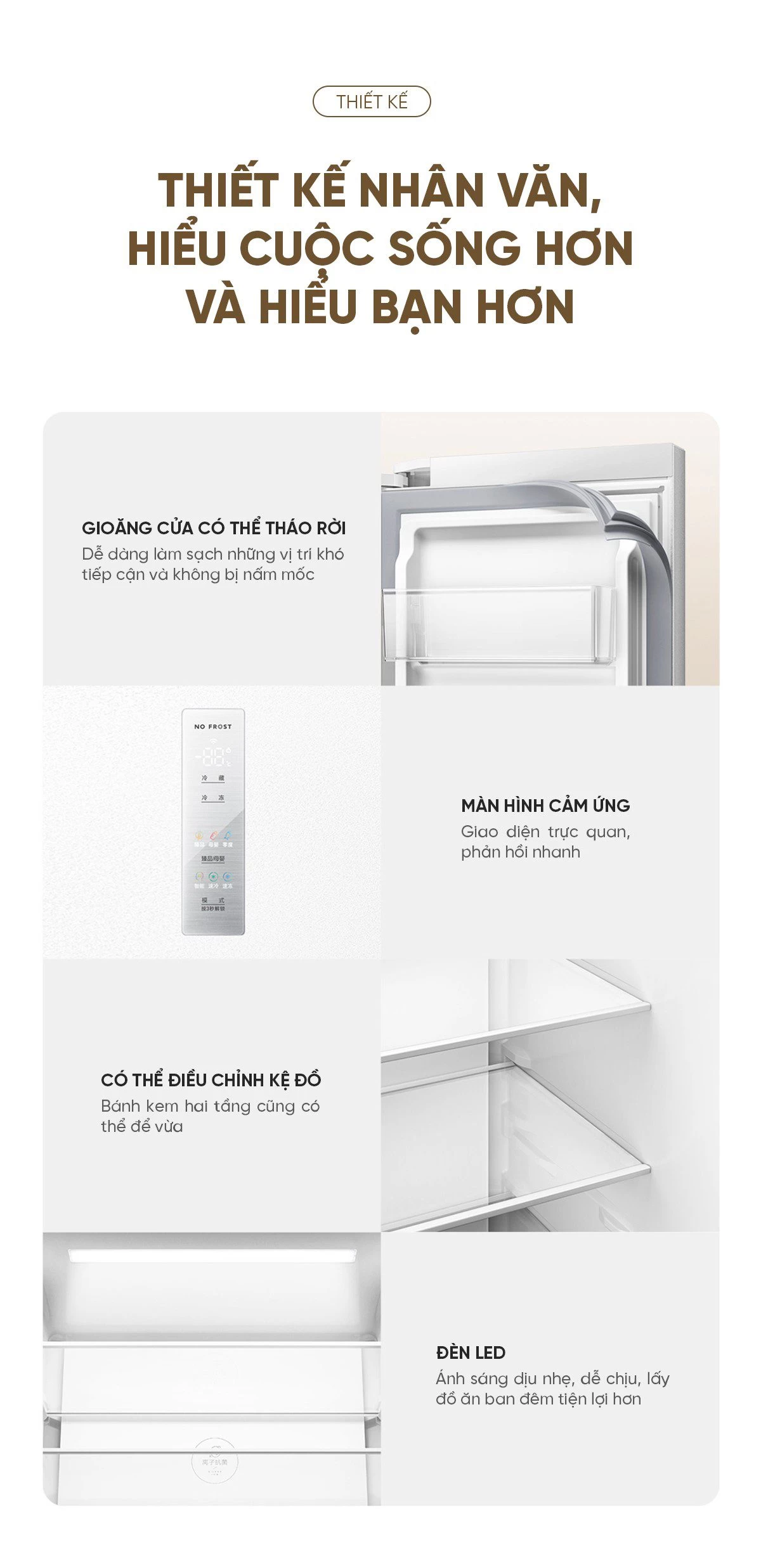 Tủ lạnh Xiaomi Mijia 439L, 4 cửa, thiết kế mỏng, tiết kiệm điện