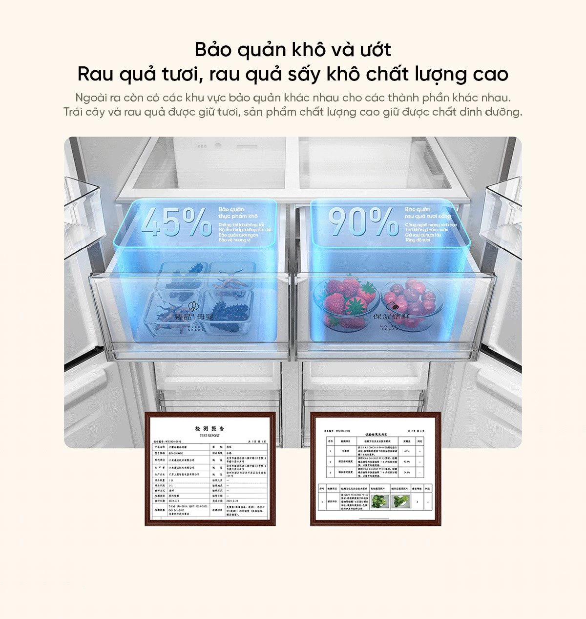 Tủ lạnh Xiaomi Mijia 508L, 4 cửa, thiết kế siêu mỏng