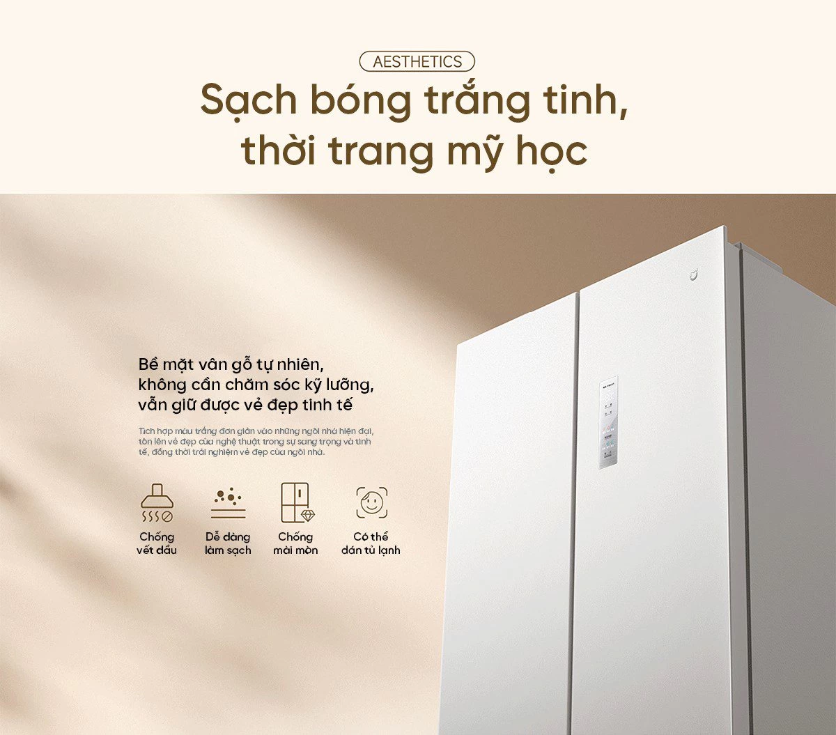 Tủ lạnh Xiaomi Mijia 508L, 4 cửa, thiết kế siêu mỏng