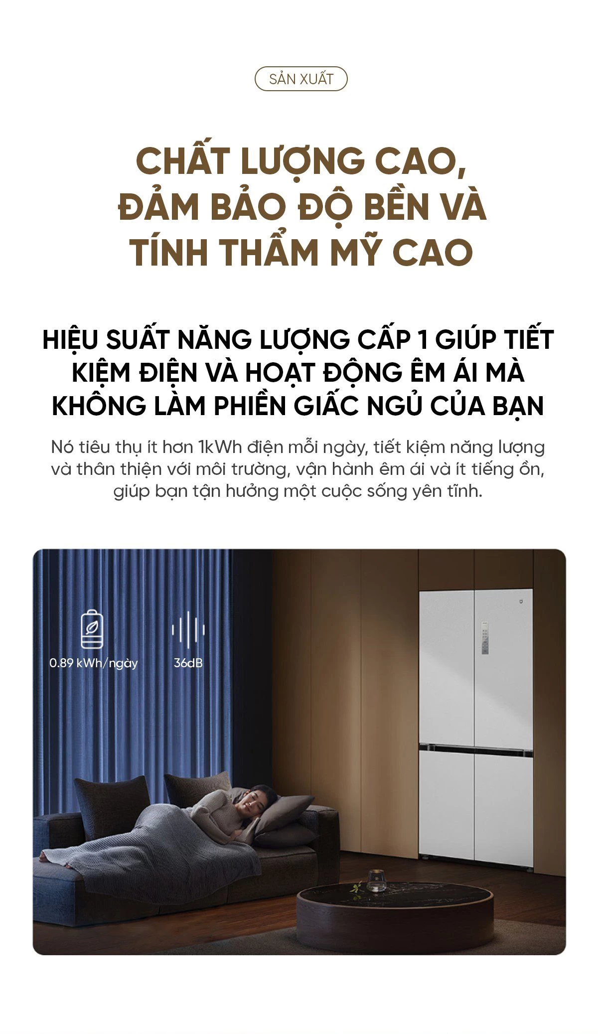 Tủ lạnh Xiaomi Mijia 518L, 4 cửa, có ngăn đông mềm