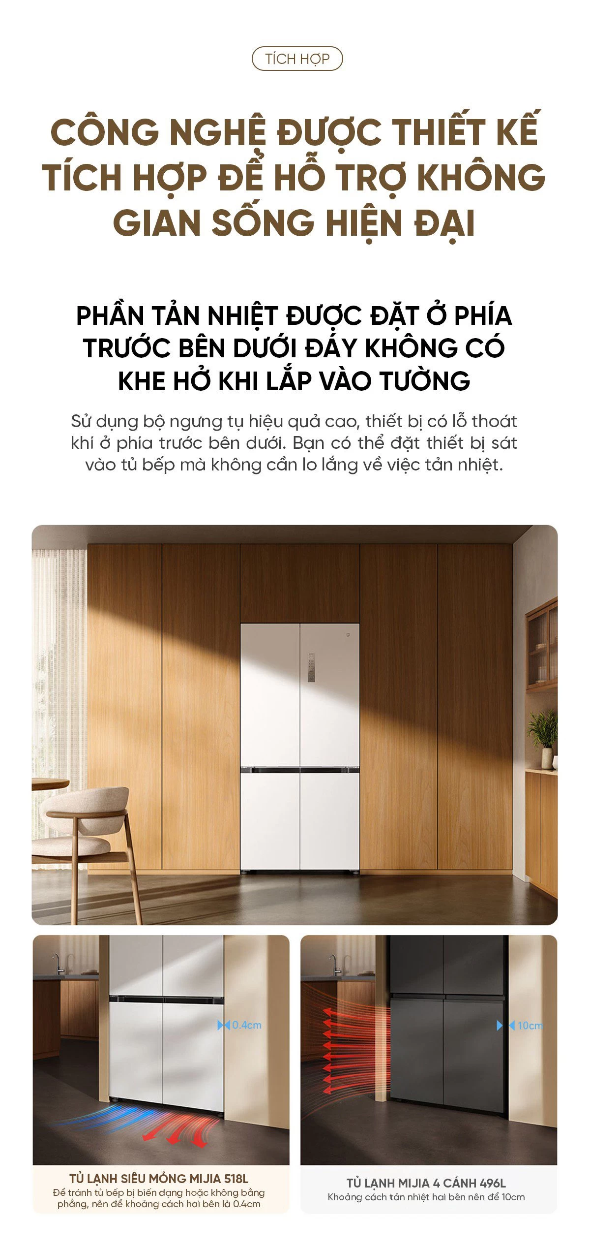 Tủ lạnh Xiaomi Mijia 518L, 4 cửa, có ngăn đông mềm