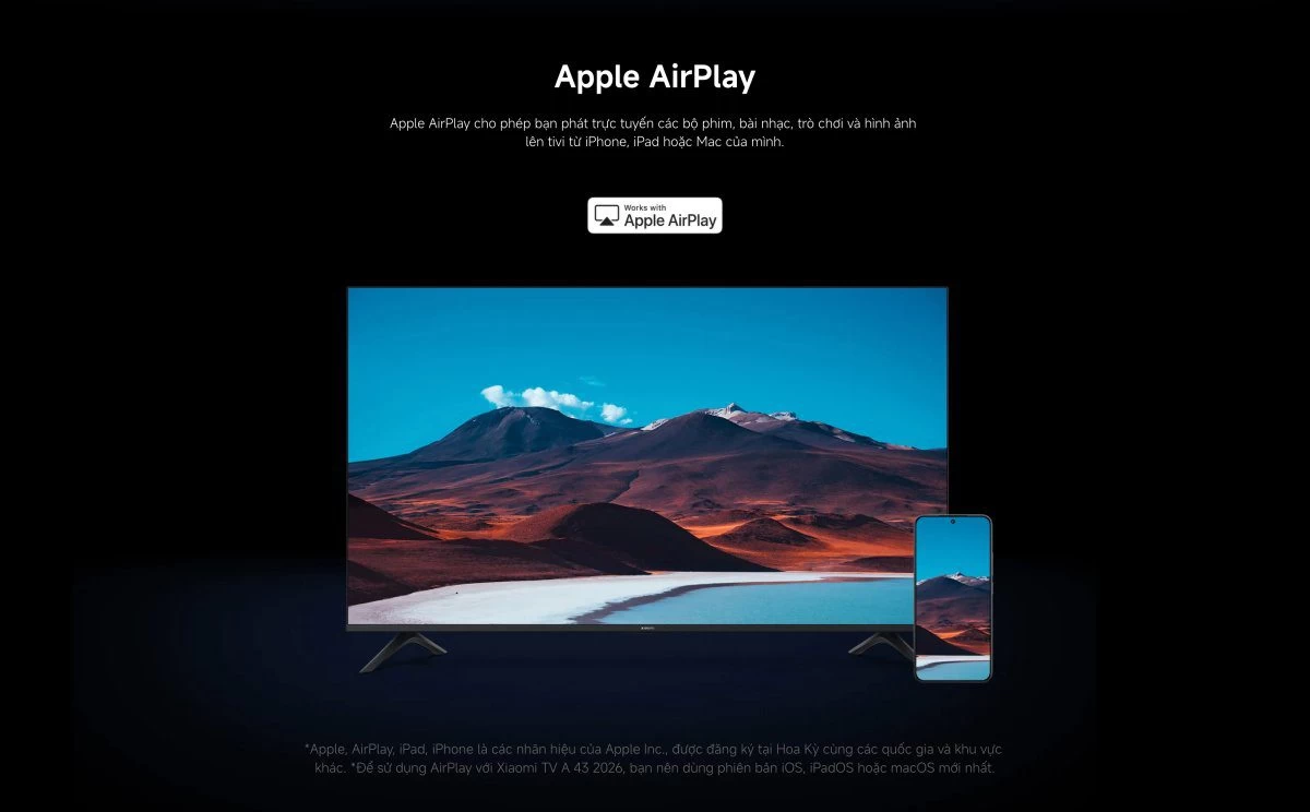 xiaomi-a-43-2026-13 Tivi Xiaomi A 43 Inch – 2026 Bản Quốc Tế – 4K/60Hz – 2GB/8GB