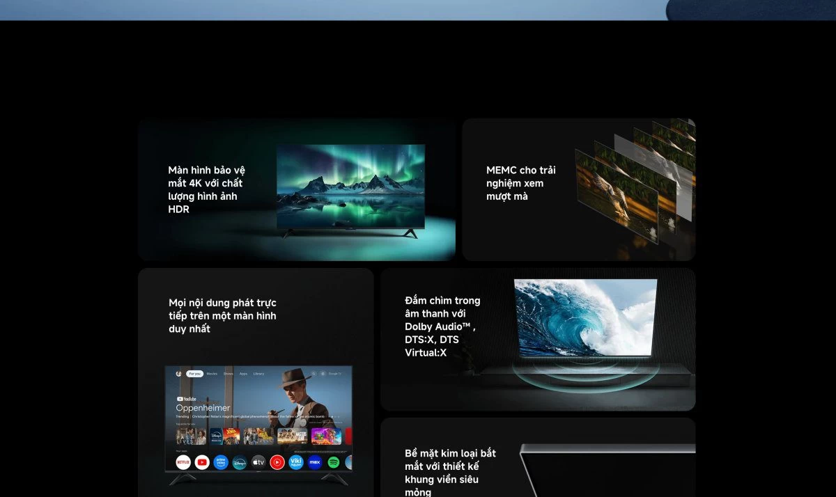 xiaomi-a-43-2026-2 Tivi Xiaomi A 43 Inch – 2026 Bản Quốc Tế – 4K/60Hz – 2GB/8GB
