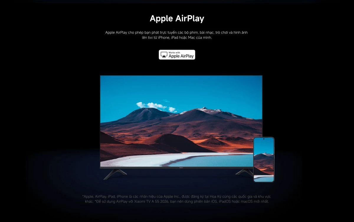 xiaomi-a-55-2026-14 Tivi Xiaomi A 55 Inch – 2026 Bản Quốc Tế – 4K/60Hz – 2GB/8GB