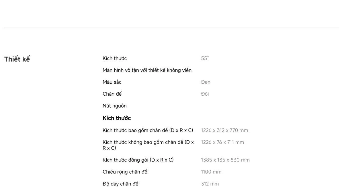 xiaomi-a-55-2026-23 Tivi Xiaomi A 55 Inch – 2026 Bản Quốc Tế – 4K/60Hz – 2GB/8GB