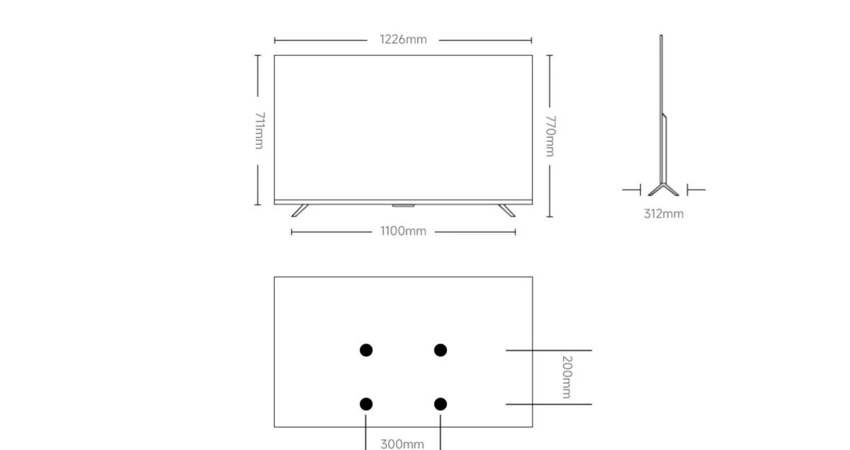 xiaomi-a-55-2026-24 Tivi Xiaomi A 55 Inch – 2026 Bản Quốc Tế – 4K/60Hz – 2GB/8GB