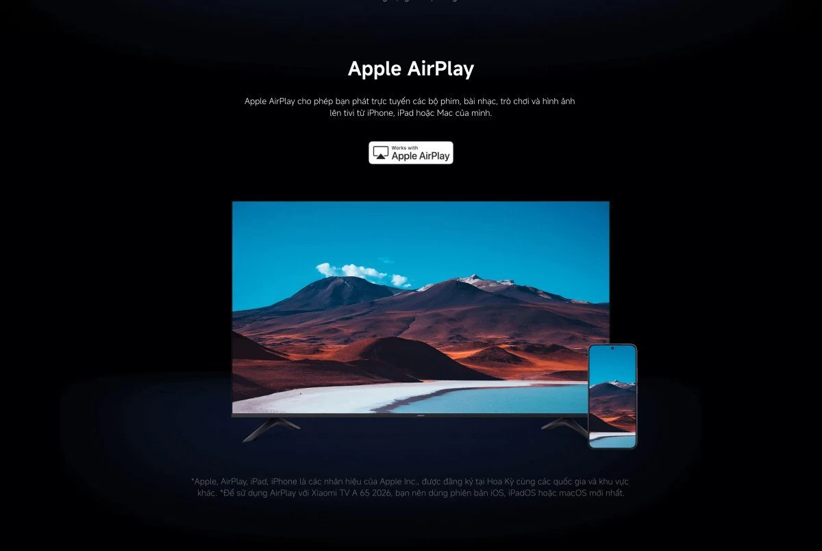 xiaomi-a-65-2026-14 Tivi Xiaomi A 65 Inch – 2026 Bản Quốc Tế – 4K/60Hz – 2GB/8GB