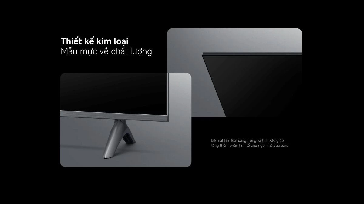 Tivi Xiaomi A Pro 55 Inch – 2026 Bản Quốc Tế – QLED 4K/60Hz – 2GB/8GB