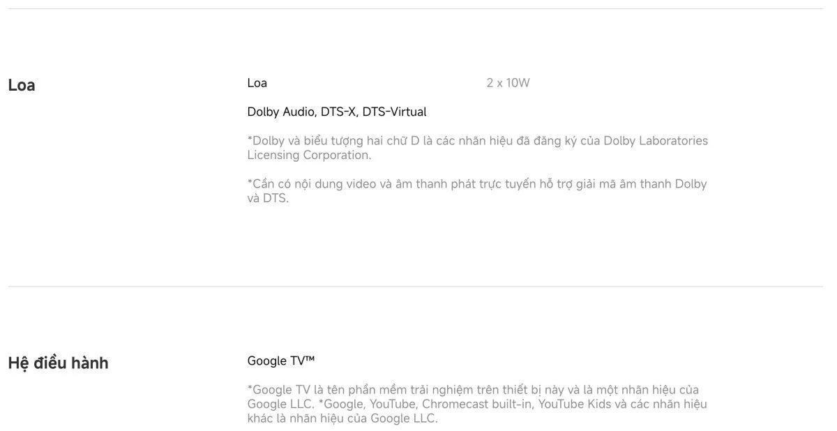 Tivi Xiaomi A Pro 55 Inch – 2026 Bản Quốc Tế – QLED 4K/60Hz – 2GB/8GB