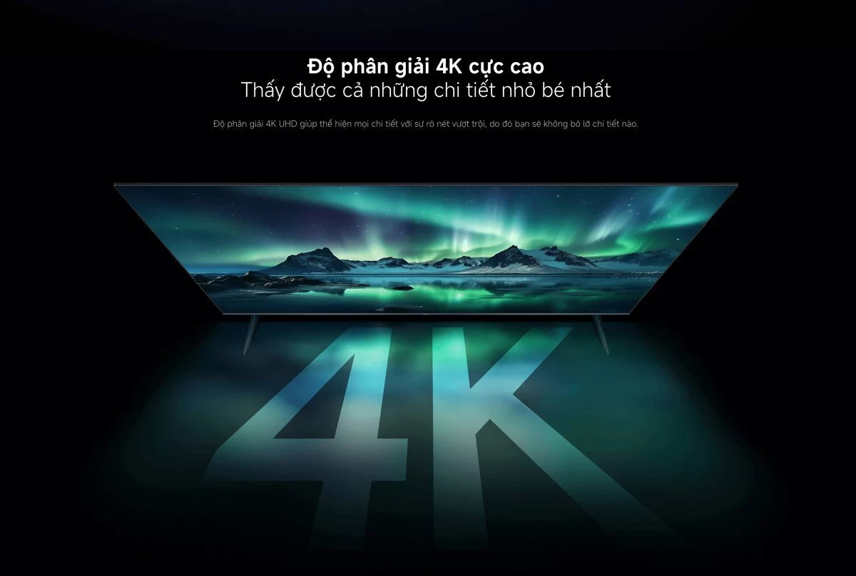 Tivi Xiaomi A Pro 55 Inch – 2026 Bản Quốc Tế – QLED 4K/60Hz – 2GB/8GB