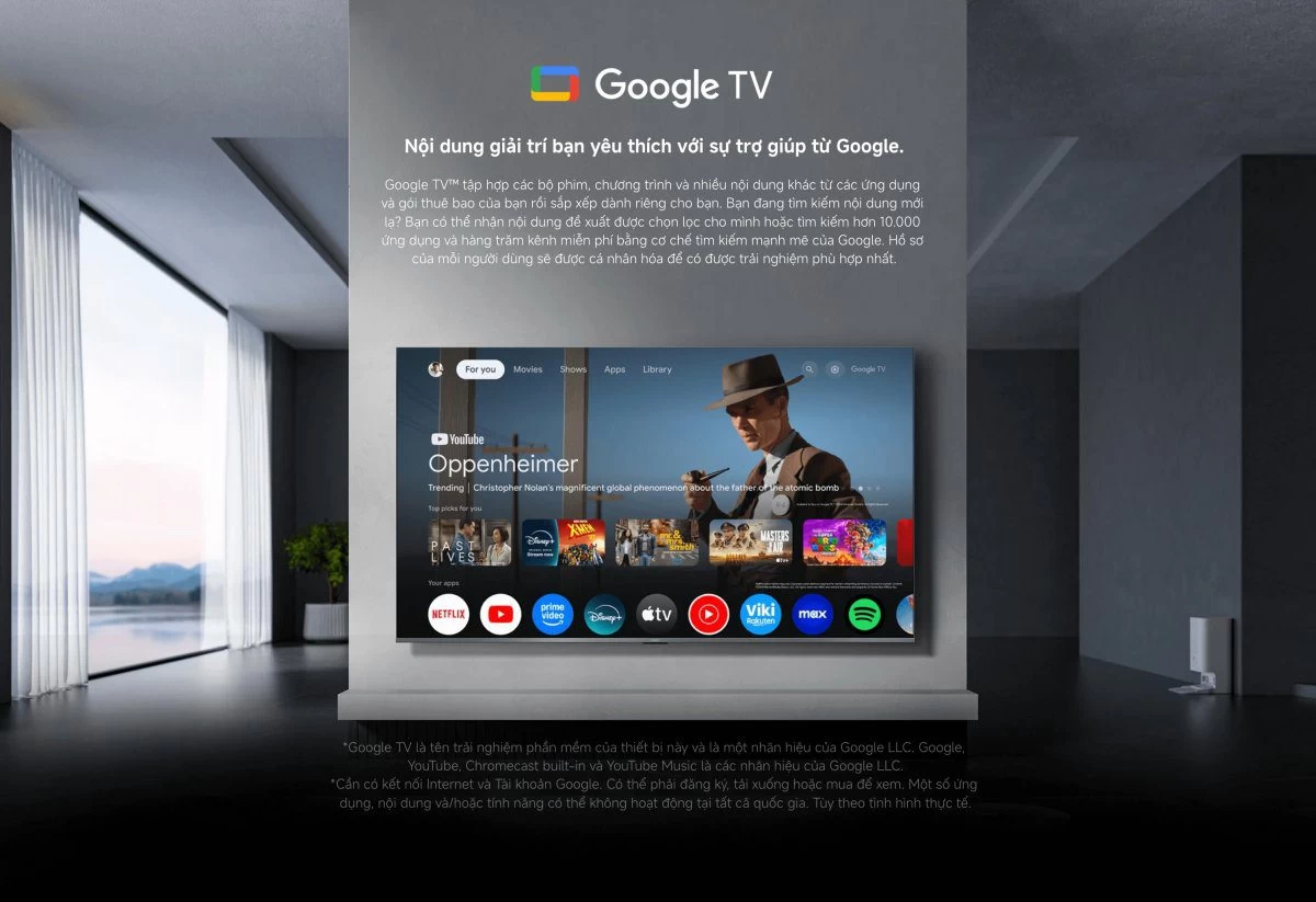 Tivi Xiaomi A Pro 65 Inch – 2026 Bản Quốc Tế – QLED 4K/60Hz – 2GB/8GB