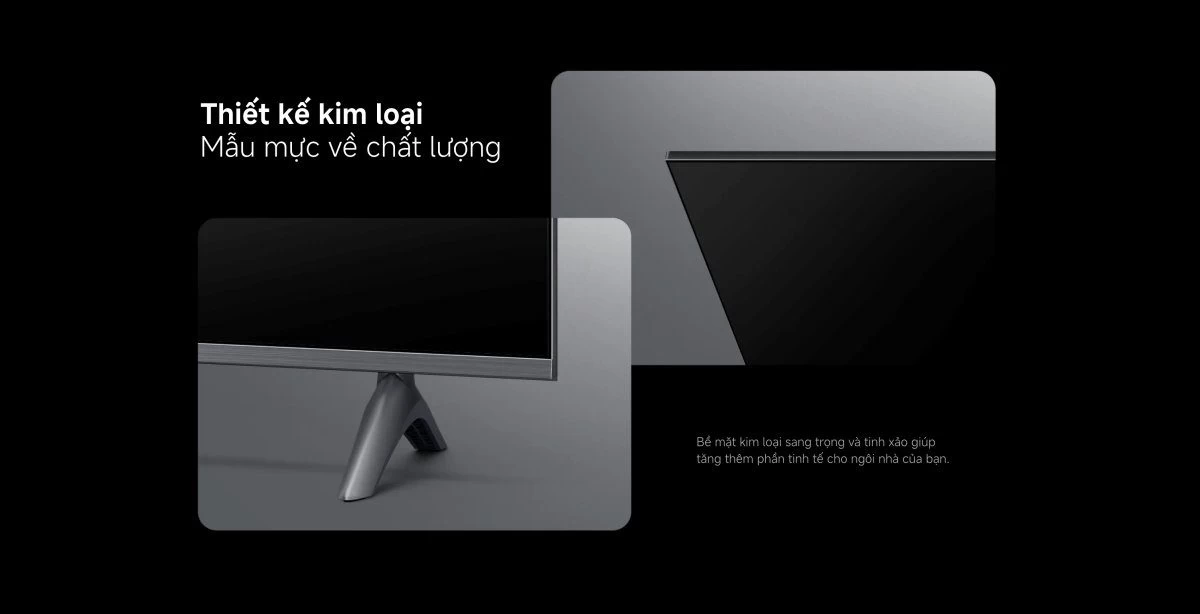 Tivi Xiaomi A Pro 65 Inch – 2026 Bản Quốc Tế – QLED 4K/60Hz – 2GB/8GB