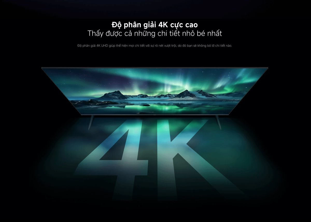Tivi Xiaomi A Pro 65 Inch – 2026 Bản Quốc Tế – QLED 4K/60Hz – 2GB/8GB