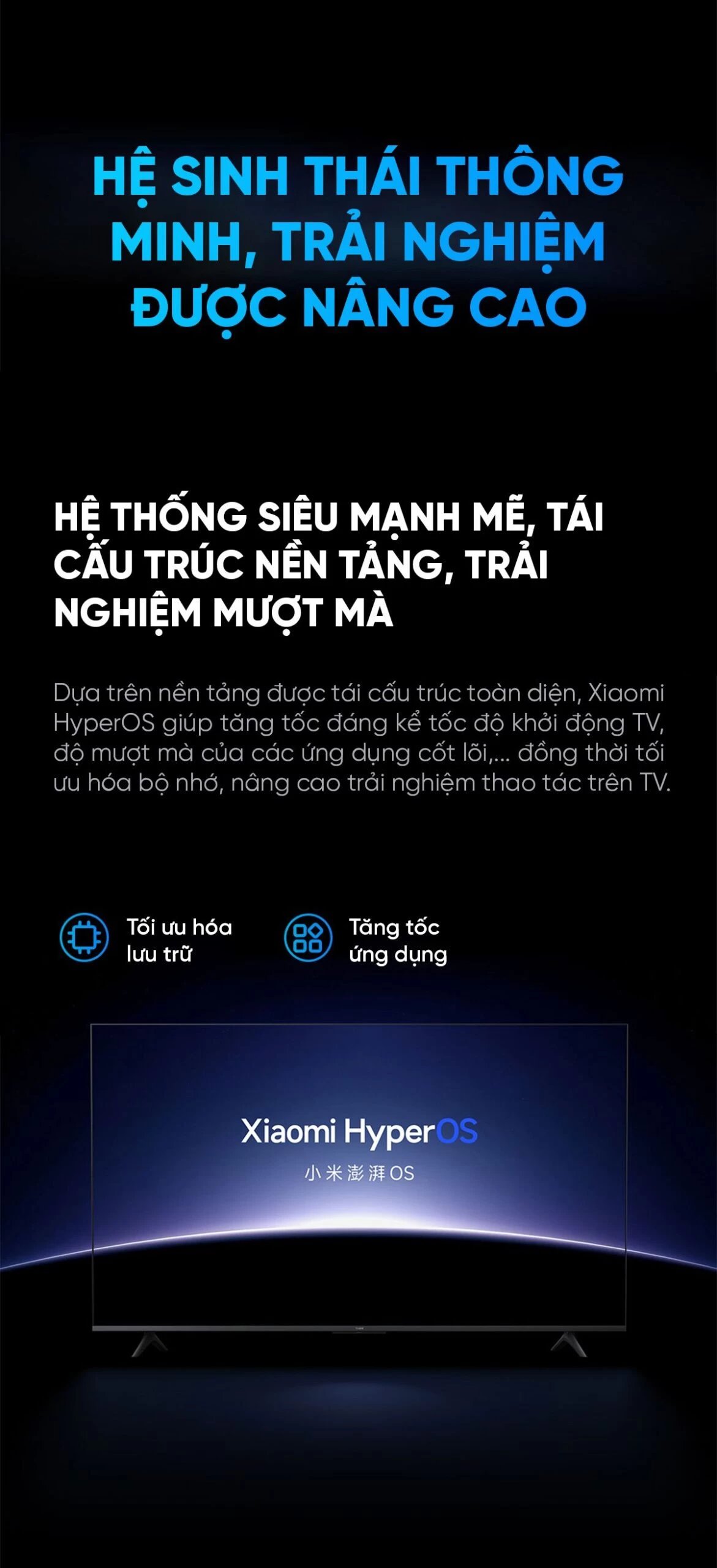 Tivi Xiaomi Redmi A75 2025 75 Inch 2/32GB 120Hz phiên bản tiết kiệm điện